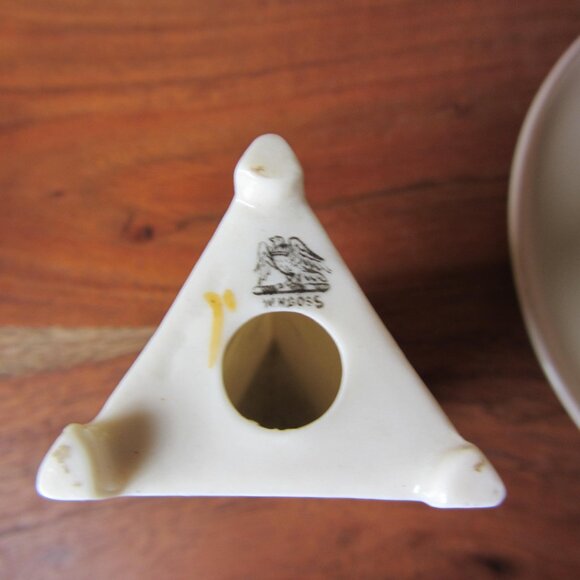 W.H. Goss crested heraldry china vintage Rhosneigr (GC059 Grace) - Picture 15 of 15